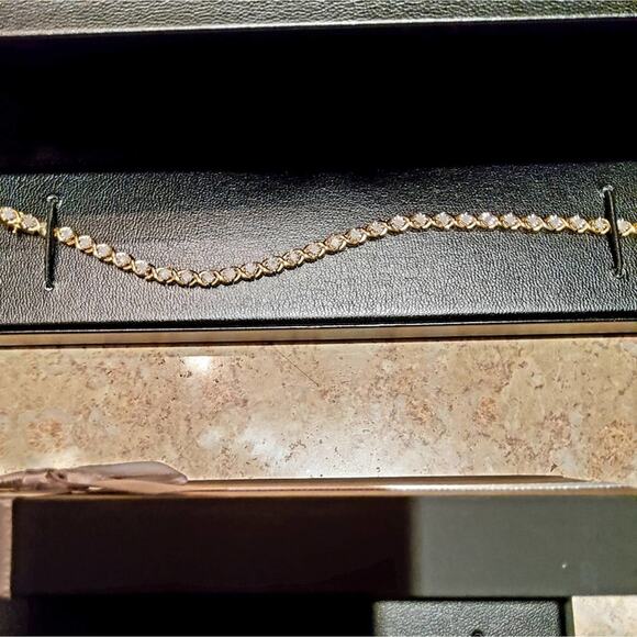 TENNIS BRACELETS 1 CARAT TW GENUINE DIAMOND CIRCLE LINK❗100% GUARANTEED❗️NEW - Picture 9 of 14